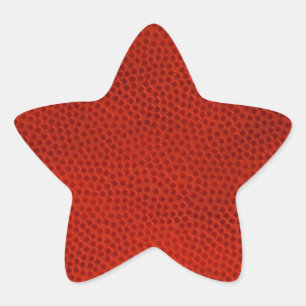 Basketball Close-Up Texture Skin Star Sticker