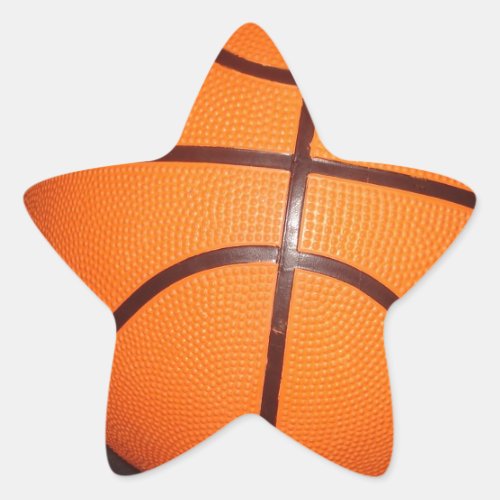 Basketball Close_Up Texture Skin Star Sticker