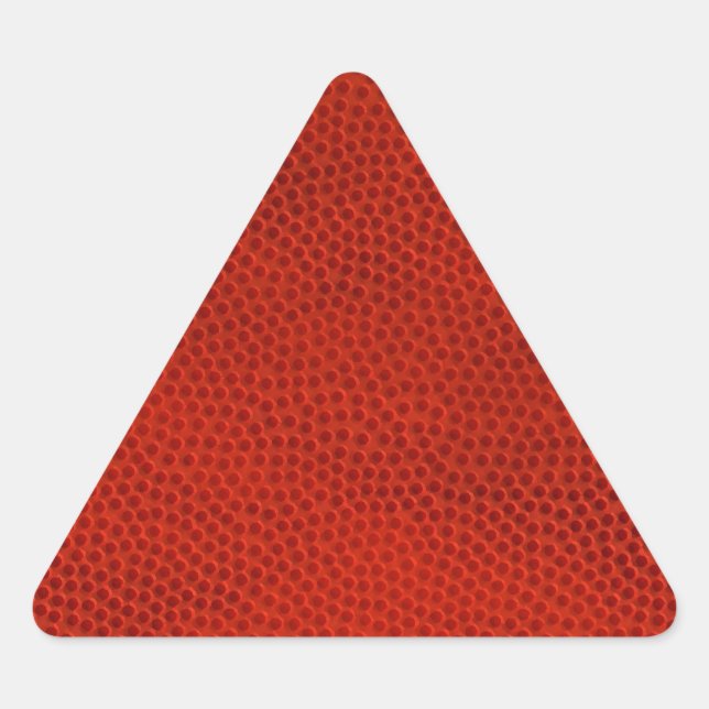 Basketball Close-Up Texture Skin Triangle Sticker (Front)