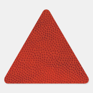 Basketball Close-Up Texture Skin Triangle Sticker