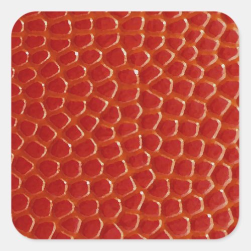 Basketball Close_up Texture Square Sticker