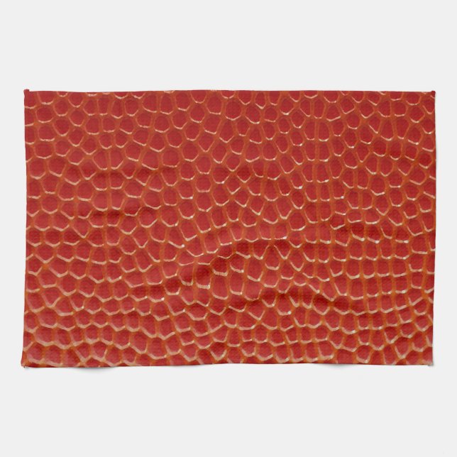 Basketball Close-up Texture Towel (Horizontal)
