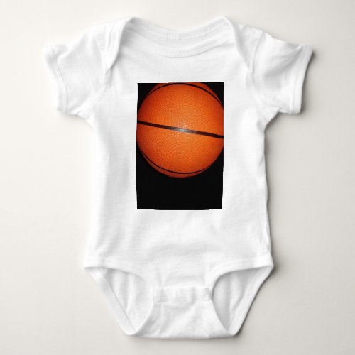Basketball Closeup Skin Baby Bodysuit