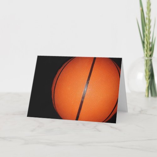 Basketball Closeup Skin Card