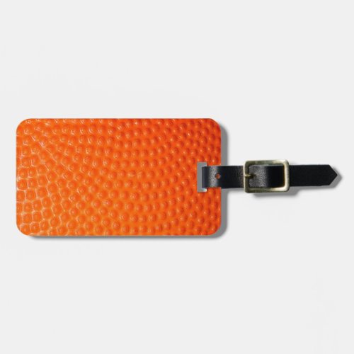 Basketball Closeup Skin Luggage Tag