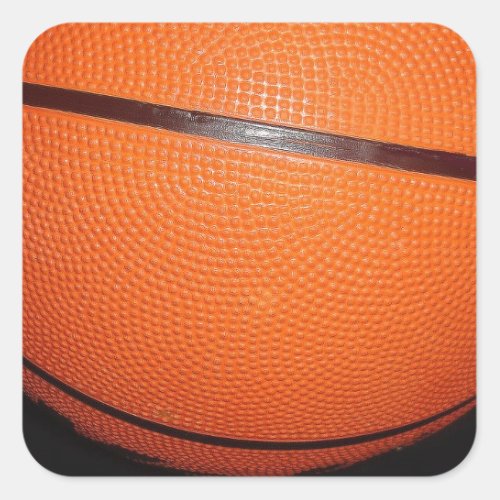 Basketball Closeup Skin Square Sticker