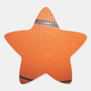 Basketball Closeup Skin Star Sticker