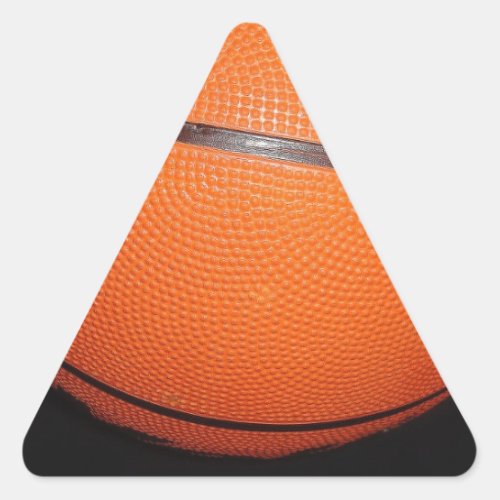 Basketball Closeup Skin Triangle Sticker