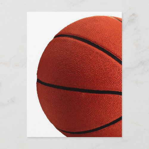 Basketball Closeup Vertical Post Cards