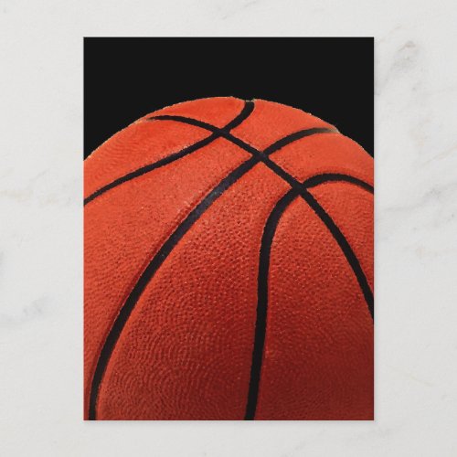 Basketball Closeup Vertical Post Cards