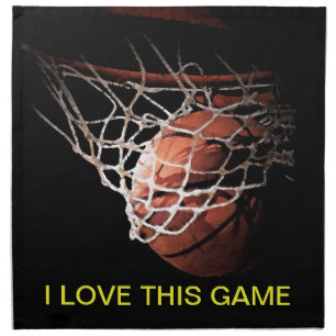 Basketball Cloth Napkin