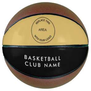 Basketball Club Name Logo Black Gold or Any Color