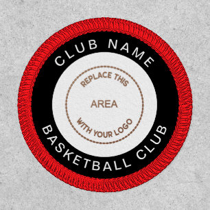 Basketball Club Name Logo Fully Customisable Patch