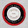 Basketball Club Name Logo Fully Customisable Patch
