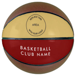 Basketball Club Name Logo Maroon Gold or Any Color