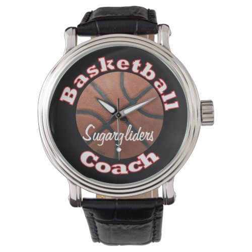 Basketball Coach and Team Watch