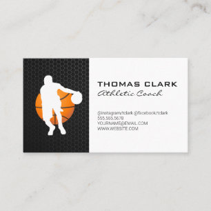 Basketball Coach   Athletic Coach Business Card