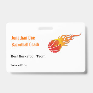 Basketball Coach Badge