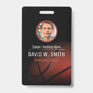 Basketball Coach Badge