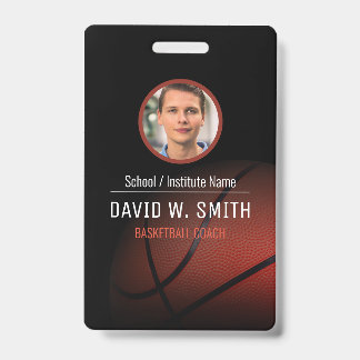 Basketball Coach Badge