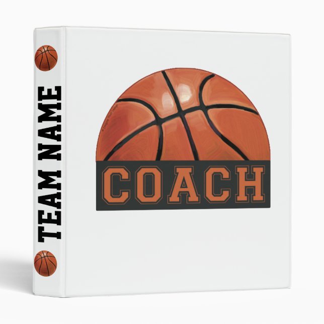 Basketball Coach Binder (Front/Spine)