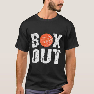 Basketball Coach Box Out Saying Novelty Gift T-Shirt