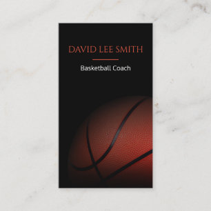 Basketball Coach Business Card