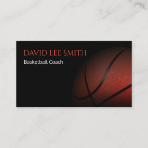 Basketball Coach Business Card
