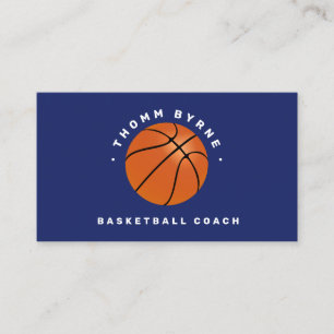 Basketball Coach Business Card