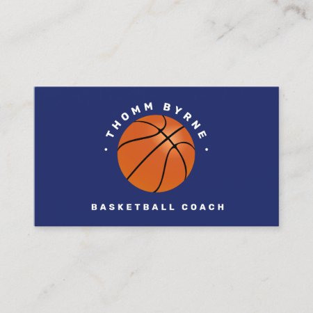 Basketball Coach  Business Card