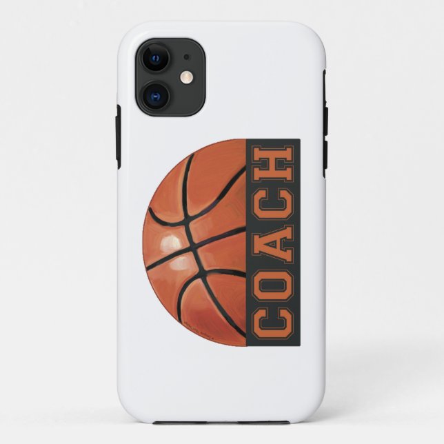 Basketball Coach Case-Mate iPhone Case (Back)
