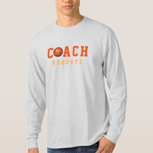 basketball COACH  custom name  T_Shirt