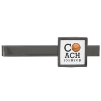 Basketball Coach Custom Name Tiebar