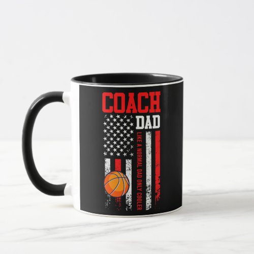 Basketball Coach Dad basketball USA player  Mug