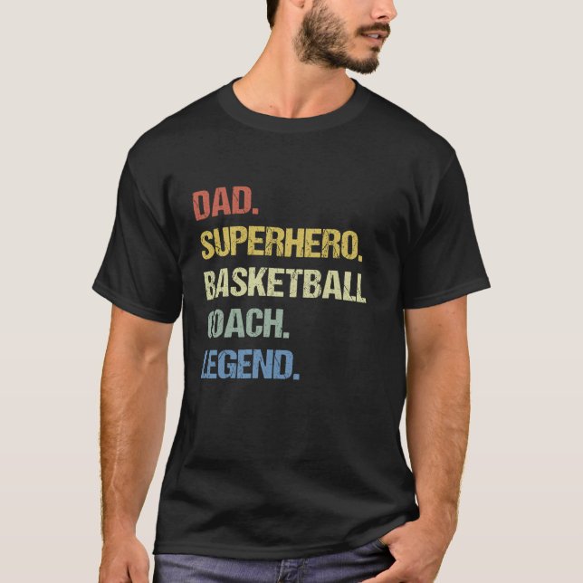 Basketball coach dad  T-Shirt (Front)