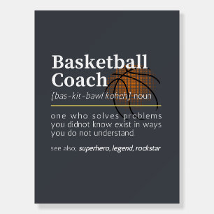 Basketball Coach Definition Foam Board