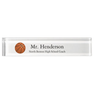 Coach Desk Name Plates | Zazzle