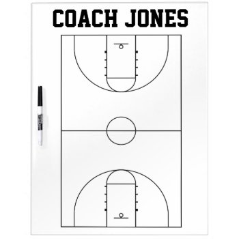 Basketball Coach Dry Erase Board by aaronsgraphics at Zazzle