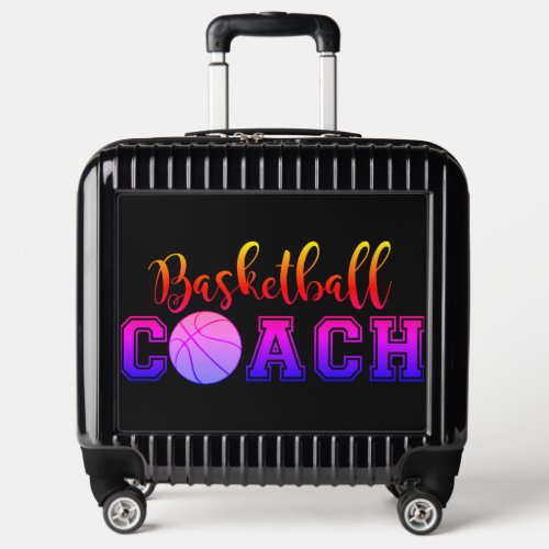 Basketball Coach Elegant Rolling Luggage