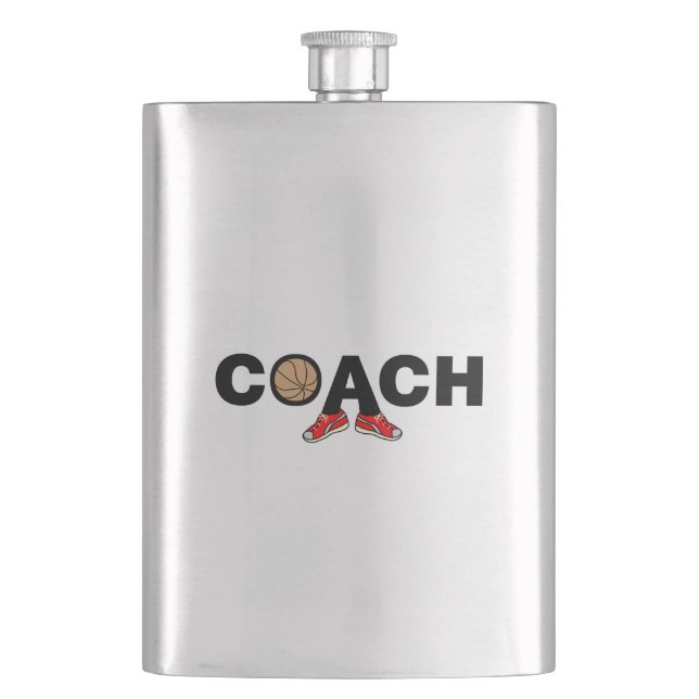 Basketball Coach Flask (Front)