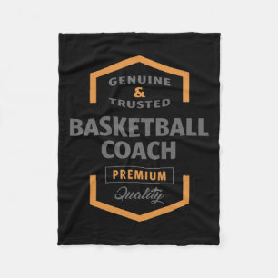 Basketball Coach Fleece Blanket