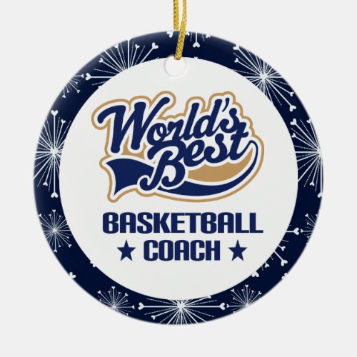 Basketball Coach Gift Ornament