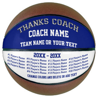 Basketball Coach Gifts, Personalized Basketball