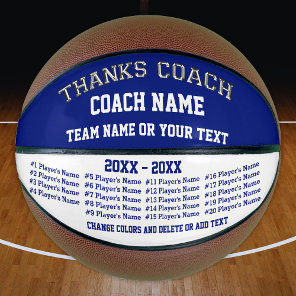 Basketball Coach Gifts, Personalized Basketball