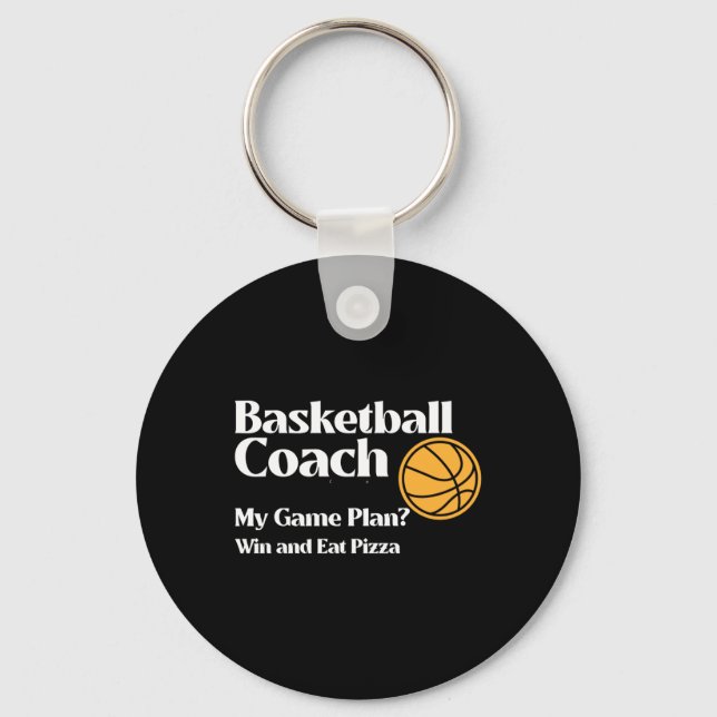 Basketball Coach  Keychain (Front)
