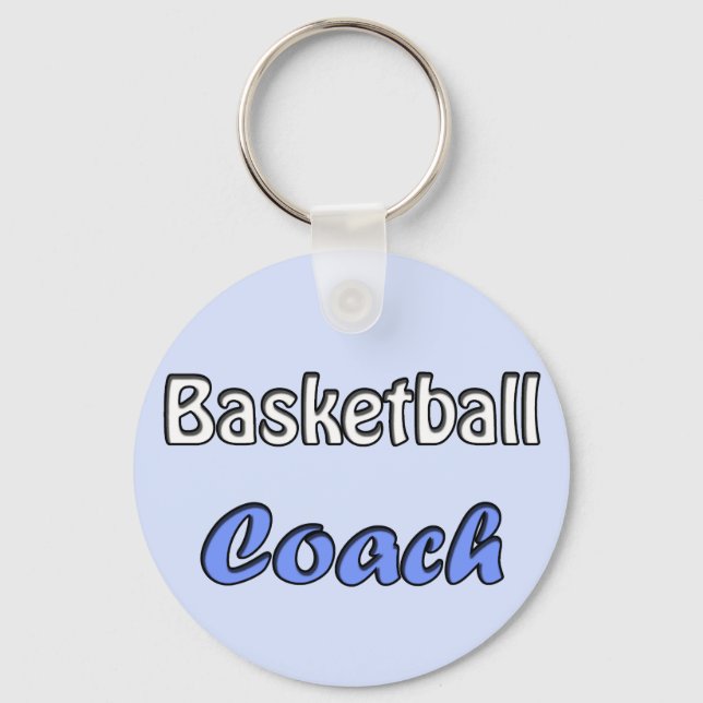 Basketball Coach Keychain (Front)