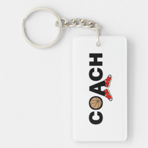 Basketball Coach Keychain