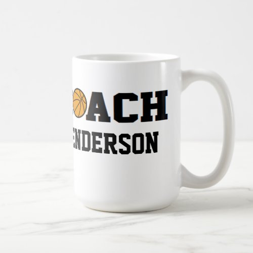 Basketball Coach _ Personalized Coffee Mug