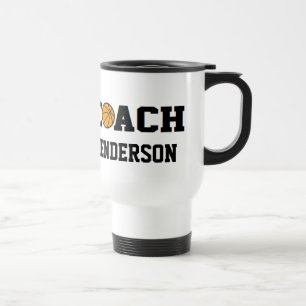 Basketball Coach - Personalized Travel Mug