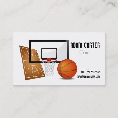 Basketball Coach / Player / Referee Business Card